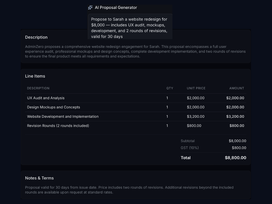 AI Proposal Generator
