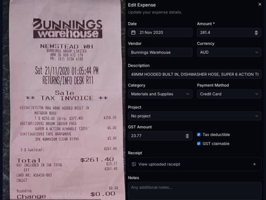 Smart Expense Tracking